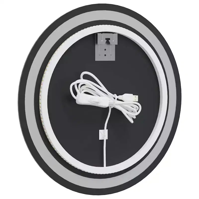 LED Bathroom Mirror Glass 19.7 in diameter Modern Round Vanity