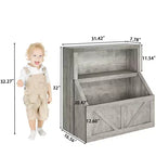 Étagère à livres et organisateur de jouets pour enfants, bibliothèque en bois de 81 cm, anti-basculement et imperméable, convient pour la crèche, la salle de jeux, la chambre, la salle de classe