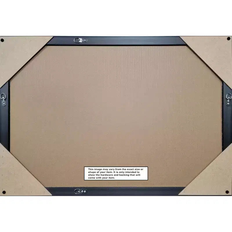 Lila Half-Inch-Bevel Wood Framed Bathroom Vanity Wall Mirror