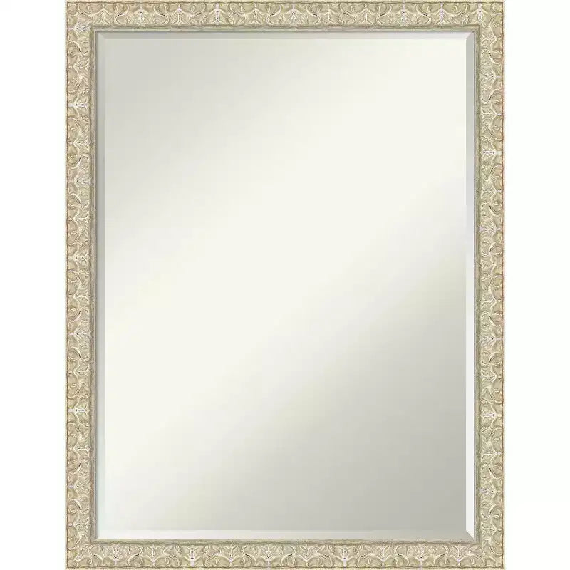 Lila Half-Inch-Bevel Wood Framed Bathroom Vanity Wall Mirror