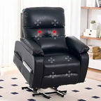 Mjkone Power Lift Recliners Chair with Vibration Massage Heating,8 Points MessageRecling Degrees,Storage,Cup Holder