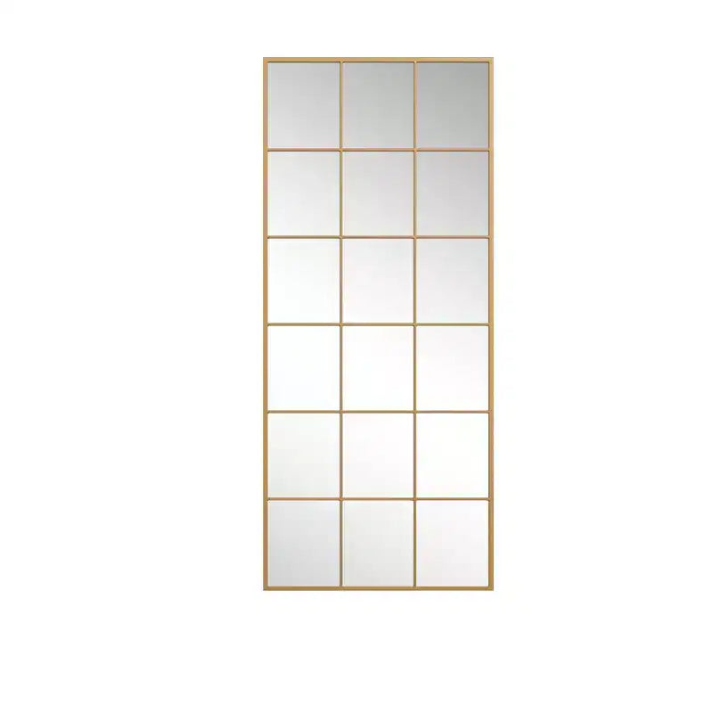 Gold Metal Framed Full Length Mirror