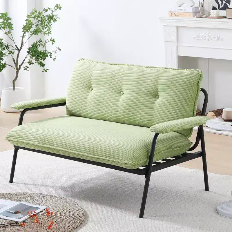 Inch Green Sofa Easily Handing Various Scenarios for Small Apartment Living Room Bedroom
