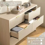 Commode en Bois, Solution de Rangement Moderne pour Chambres à Coucher, Salons et Couloirs, Offrant une Grande Capacité et une Finition Élégante en Bois Naturel