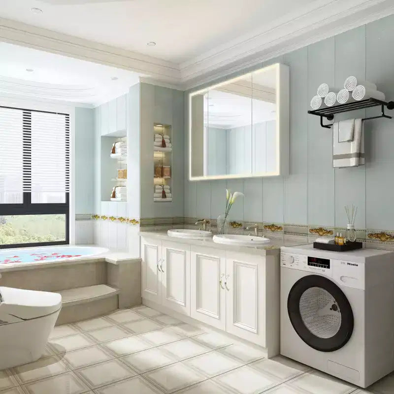 LED Lighted Medicine Cabinet: Defogging Function, Ample StorageAdjustable Lighting Elevate Bathroom Style