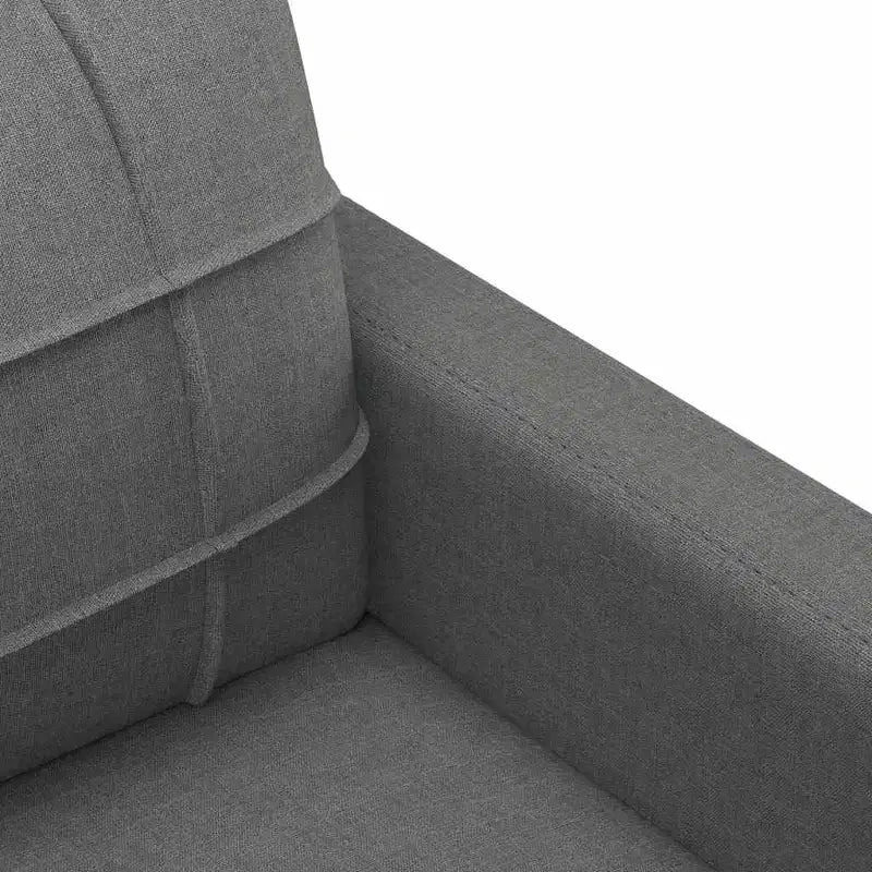 Seater Sofa Dark Grey Fabric (100% polyester), metal, textilene
