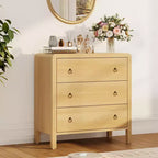 Commode multi-tiroirs, Armoire de rangement haute avec poignées en métal, Meuble de rangement autoportant pour chambre à coucher, salon, entrée