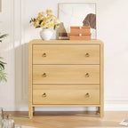 Commode multi-tiroirs, Armoire de rangement haute avec poignées en métal, Meuble de rangement autoportant pour chambre à coucher, salon, entrée