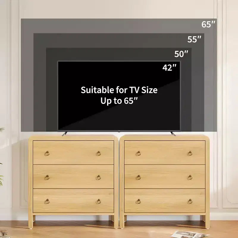 Multi-Drawer Dresser, Tall Chest Storage Cabinet with Metal Handles, Freestanding Organizer for Bedroom, Living Room, Entryway