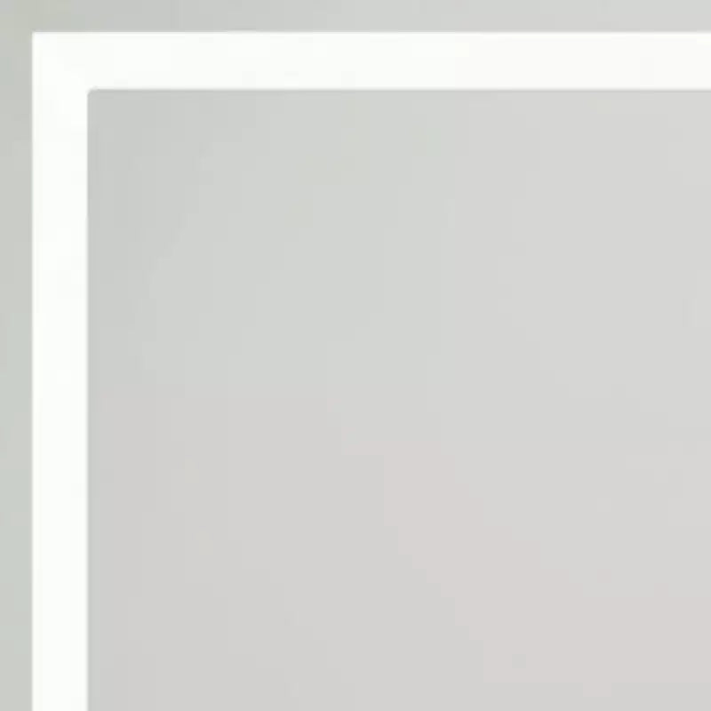 Clear Lighted Frameless Bathroom Vanity Mirror