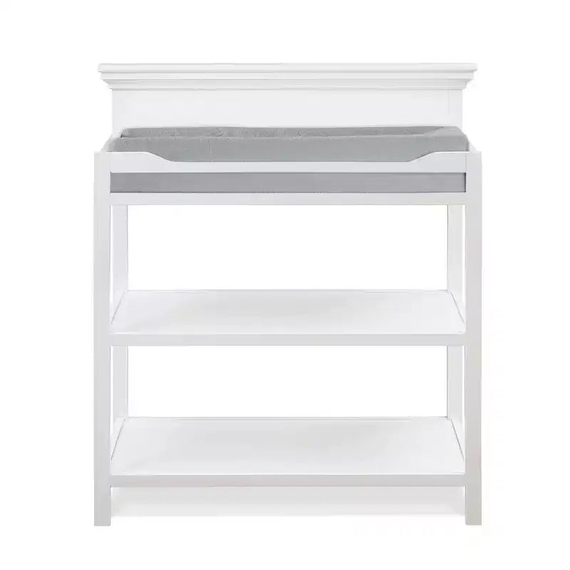 Universal Changing Table, Transitional Design with Non-Toxic Finish & Open Shelves