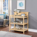 Whisen Universal Changing Table, Transitional Design with Non-Toxic Finish & Open Shelves