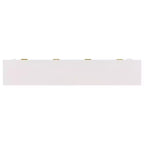 Console étroite avec rangement, table d'entrée minimaliste en bois avec 4 tiroirs et étagère inférieure pour couloir et entrée