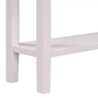 Console étroite avec rangement, table d'entrée minimaliste en bois avec 4 tiroirs et étagère inférieure pour couloir et entrée