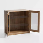 Bibliothèque avec rangement fermé