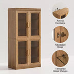 Bibliothèque avec rangement fermé