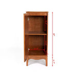 Meuble de rangement de salle de bain avec porte simple, compartiment ouvert et étagère réglable, meuble de rangement moderne pour salle de bain