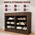 Commode avec façade cannelée en bois, commode moderne en chêne, meuble de rangement pour chambre, salon, couloir, entrée, chêne naturel