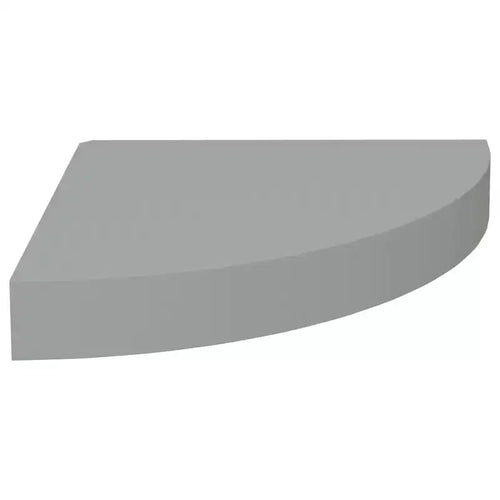 Corner Shelf Grey Honeycomb MDF, Metal Medium Wall mounted